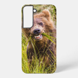 アラスカのハイイログマの子グマの放牧 SAMSUNG GALAXY S22+ケース