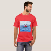 アラスカのバラノフ諸島でのカヤック Tシャツ (正面フル)