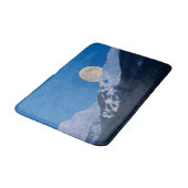 アラスカのフルムーンオーバーAlyeskaスキーリゾート バスマット (アングル)