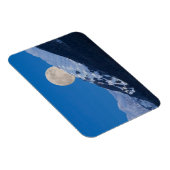 アラスカのフルムーンオーバーAlyeskaスキーリゾート マグネット (右側)