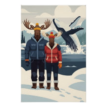 アラスカのホエールウォッチングのフォトボムポスター