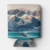 アラスカのホエールウォッチング:ボートの遠足。 缶クーラー (裏面)