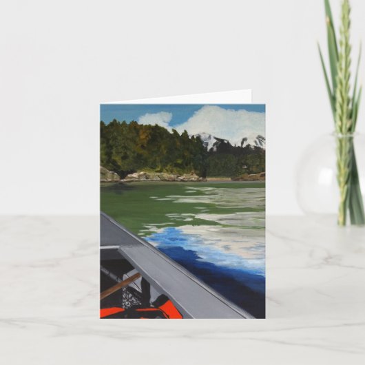 アラスカのボートカードAmalga港 カード (正面)