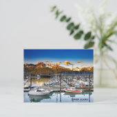 アラスカのボート シーズンポストカード (スタンド正面)