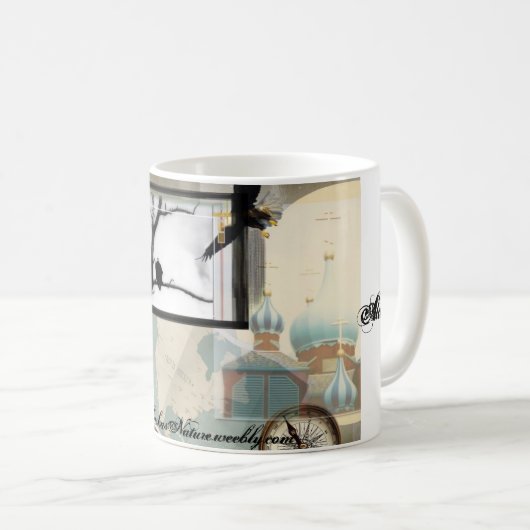 アラスカのマグを発見して下さい コーヒーマグカップ (正面右)