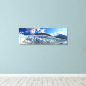 アラスカのマタヌスカ氷河のパノラマビュー キャンバスプリント (インサイチュ (ウッドフロア))