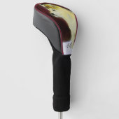 アラスカのマラミュート犬モノグラムの（犬） ゴルフヘッドカバー (アングル)