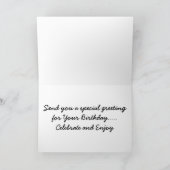 「アラスカのマラモート誕生日ウィッシュ」 カード (内部)