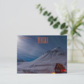 アラスカのムーンライトキャビン ポストカード (スタンド正面)