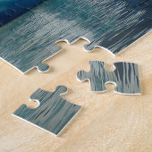 アラスカのメンデンホール湖の氷山 ジグソーパズル (側面)