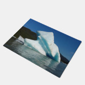 アラスカのメンデンホール湖の氷山 ドアマット (アングル)