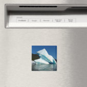 アラスカのメンデンホール湖の氷山 マグネット (インサイチュ (食洗機))