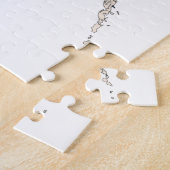 アラスカのヴィンテージの写真の地図 ジグソーパズル (側面)