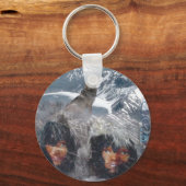 アラスカの先住民スピリット キーホルダー (正面)