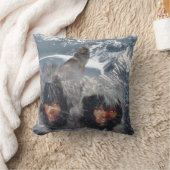 アラスカの先住民スピリット クッション (ブランケット)