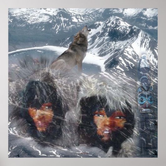 アラスカの先住民スピリット ポスター (正面)