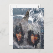 アラスカの先住民スピリット ポストカード (正面/裏面)