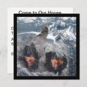 アラスカの先住民スピリット 招待状 (正面/裏面)