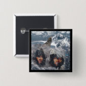 アラスカの先住民スピリット 缶バッジ (正面&裏面)