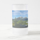 アラスカの出口氷河の谷フロストグラスビアムー フロストグラスビールジョッキ (中央)