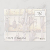 アラスカの動物のトラップ ポストカード (裏面)