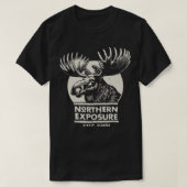 アラスカの北側露出 Tシャツ (デザイン正面)