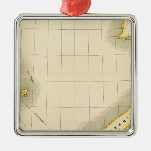 アラスカの半島 メタルオーナメント (正面)