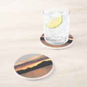 アラスカの夕日I美しいアラスカ写真 コースター (側面)
