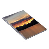 アラスカの夕日I美しいアラスカ写真 ノートブック (右側)