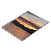 アラスカの夕日I美しいアラスカ写真 ノートブック (左側)