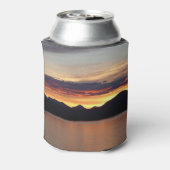 アラスカの夕日I美しいアラスカ写真 缶クーラー (缶裏面)
