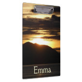 アラスカの夕日III美しいアラスカ写真 クリップボード (右)