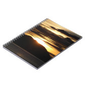 アラスカの夕日III美しいアラスカ写真 ノートブック (左側)