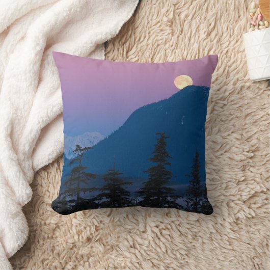 アラスカの夜景 クッション (ブランケット)