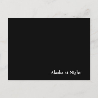 アラスカの夜 ポストカード