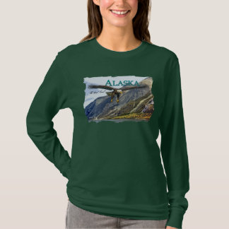 アラスカの女性長袖 Tシャツ