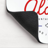 アラスカの山々は私がライトカラーに行かなければならないと呼んでいる マウスパッド (コーナー)