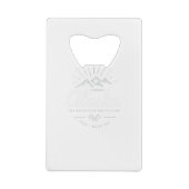 アラスカの山々は、私はモノダーク行かなければならないと呼んでいる クレジットカード栓抜き (裏面)