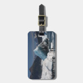 アラスカの山そして氷 ラゲッジタグ (正面縦)