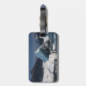 アラスカの山そして氷 ラゲッジタグ (裏面縦)