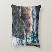 アラスカの復活の湾のアシカ アクセントクッション (裏面(縦))