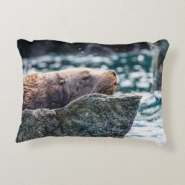 アラスカの復活の湾のアシカ アクセントクッション