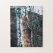 アラスカの復活の湾のアシカ ジグソーパズル (縦)