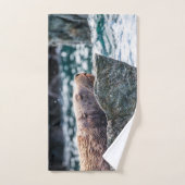 アラスカの復活の湾のアシカ バスタオルセット (ハンドタオル)