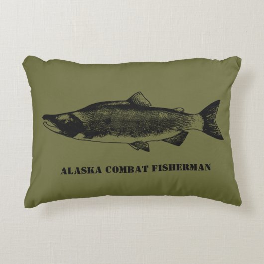 アラスカの戦闘漁師 アクセントクッション (正面)