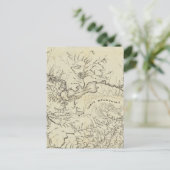 アラスカの新しい金ゴールド野の地図 ポストカード (スタンド正面)