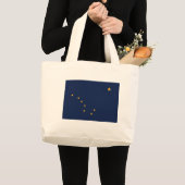 アラスカの旗のバッグ ラージトートバッグ (正面(商品))