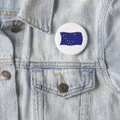 アラスカの旗のボタン 缶バッジ (インサイチュ)