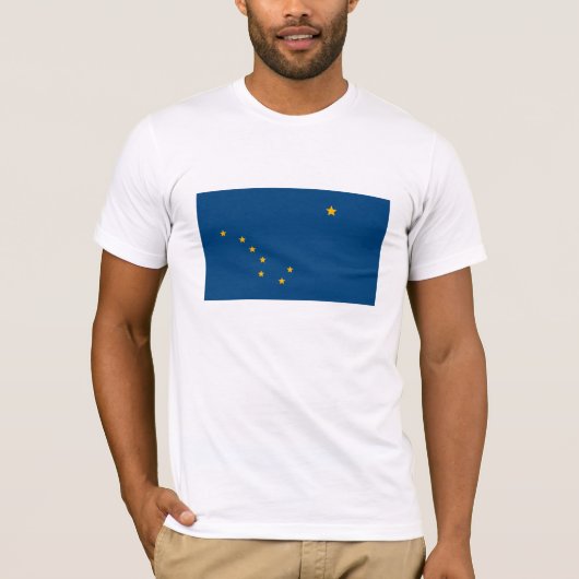 アラスカの旗のTシャツ Tシャツ (正面)