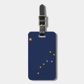 アラスカの旗 ラゲッジタグ (正面縦)